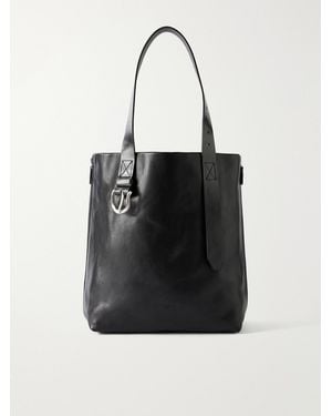 Our Legacy Throttle Leather Tote Bag - Black
