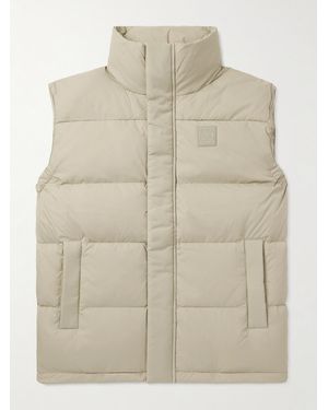 66 North Dyngja Logo-appliquéd Quilted Shell Down Gilet - Natural