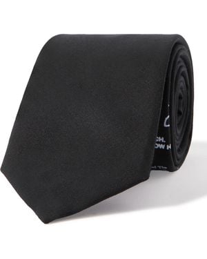 mfpen Label Printed Tm Lyocell-twill Tie - Black