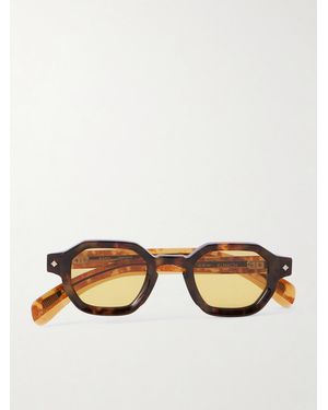 sato Almach Square-Frame Tortoiseshell Acetate Sunglasses - Natural