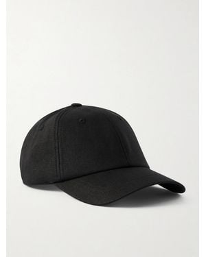 Frescobol Carioca Fernando Linen Baseball Cap - Black