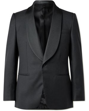 Kingsman Shawl-Collar Wool Tuxedo Jacket - Black