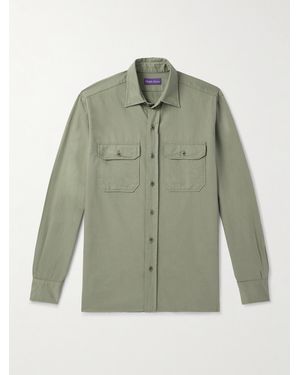 Ralph Lauren Raleigh Brushed Chino Twill Shirt - Green