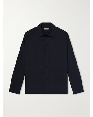 Jil Sander Satin Shirt - Blue