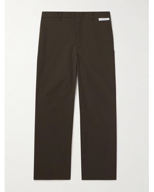 WTAPS Straight-Leg Twill Trousers in Black for Men | Lyst UK