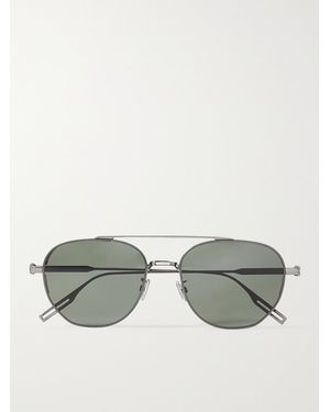 Dior Neodior Ru Aviator-Style Gunmetal Sunglasses - Grey