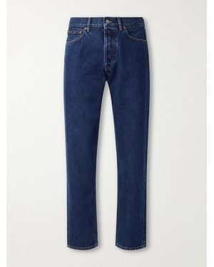 Thom Sweeney Easy Fit Straight-Leg Jeans - Blue