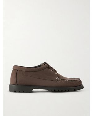 Morjas The Camp Nubuck Boat Shoes - Brown