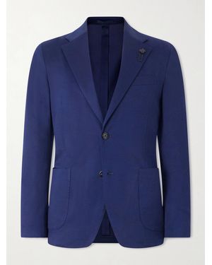 Lardini Cotton-jersey Blazer - Blue