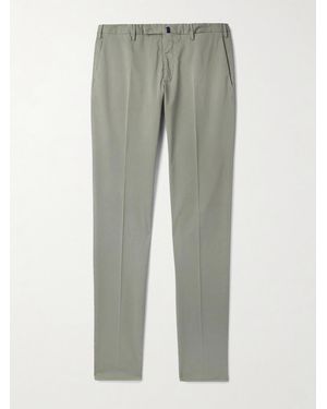 Slowear Venezia 1951 Slim-Fit Stretch-Cotton Twill Trousers - Grey