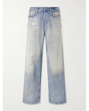 Acne Studios Straight-leg Distressed Jeans - Blue
