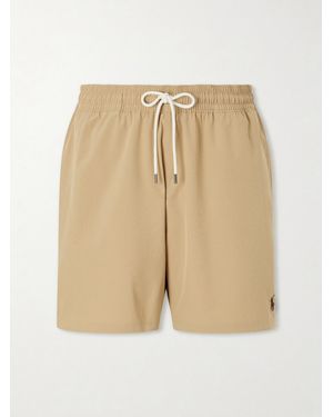 Polo Ralph Lauren Traveller Straight-leg Mid-length Recycled Swim Shorts - Natural