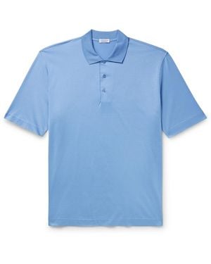 Charvet Slim-Fit Cotton Polo Shirt - Blue
