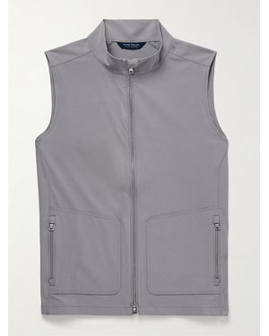 Peter Millar Contour Weste aus recyceltem Stretch-Jersey - Grau
