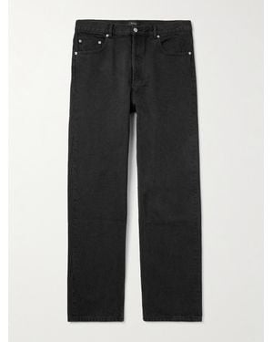 A.P.C. Fairfax Wide-leg Jeans - Black
