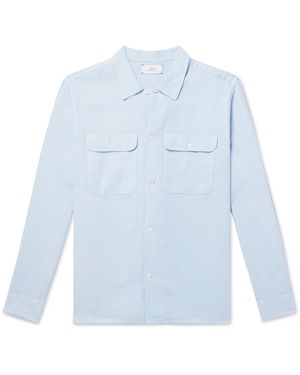 MR P. Linen Shirt - Blue