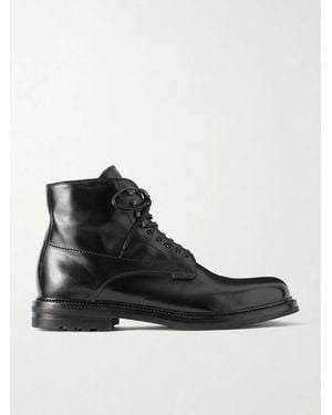 Officine Creative Aston 003 Lace-Up Leather Boots - Black