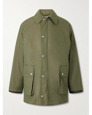 Our Legacy Hunter Cotton-Blend Twill Coat - Green