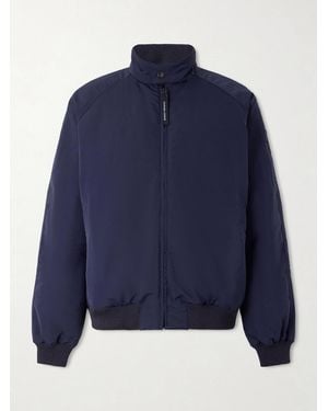 Canada Goose Legacy Organic Cotton-Blend Down Bomber Jacket - Blue