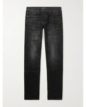 Tom Ford Slim-Fit Selvedge Jeans - Black