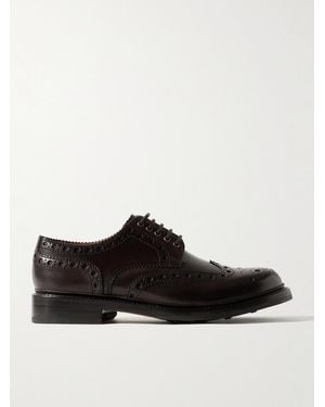 Grenson Archie Brogues aus Leder - Braun
