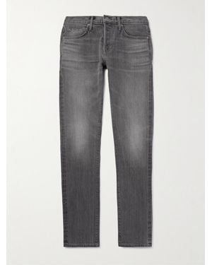 Tom Ford Slim-Fit Selvedge Jeans - Grey