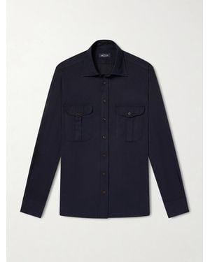 J. Mueser Cotton Shirt - Blue