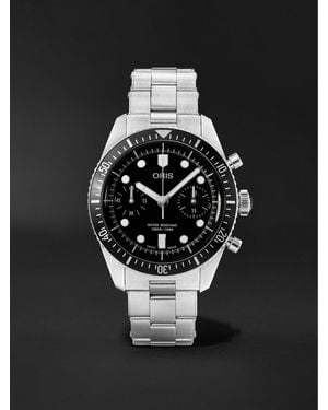Oris Divers Sixty-Five Automatic Chronograph 40Mm Stainless Steel Watch, Ref. No. 01 771 7791 4054-07 8 20 18 - Black