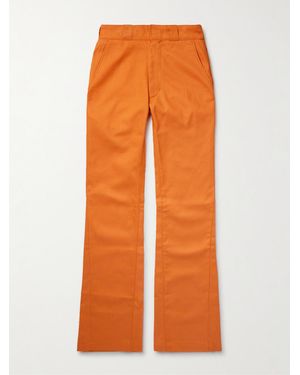 GALLERY DEPT. Flared Cotton-Twill Chinos - Orange