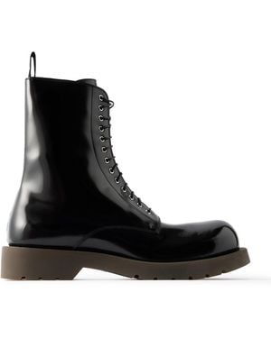 Jil Sander Leather Boots - Black
