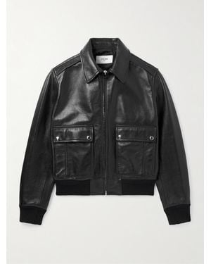 Celine Blouson aus Leder - Schwarz