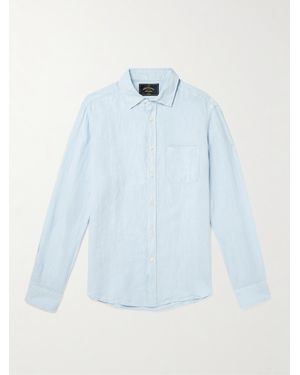 Portuguese Flannel Linen Shirt - Blue