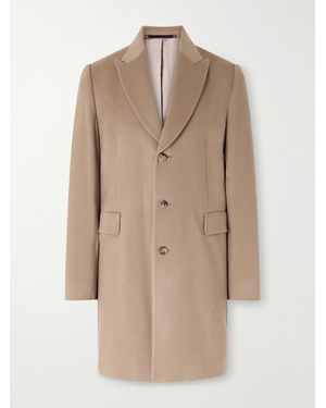 Paul Smith Wool And Cashmere-Blend Coat - Natural