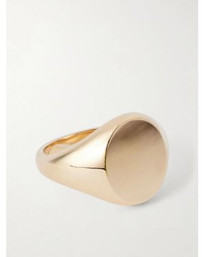 Deakin & Francis Karat Oval Signet Ring - Natural