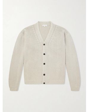 Kaptain Sunshine Cotton-Blend Cardigan - Natur