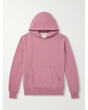 Remi Relief Cotton-Fleece Hoodie - Pink