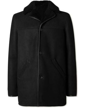 MR P. Shearling Coat - Black