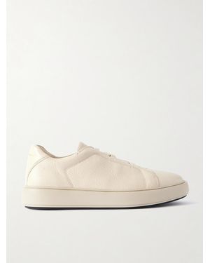 Officine Creative Slouch 001 Full-Grain Leather Trainers - Natural