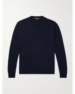 Loro Piana Slim-Fit Baby Cashmere Jumper - Blue