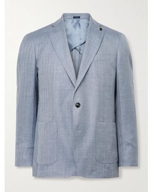 Peter Millar Gavin schmal geschnittenes Sakko aus einer Mischung aus Wolle - Blau