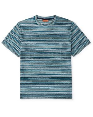 MISSONI★素敵！Space-dyed cotton-jersey T-shirt MISSONI Space-dyed cotton-jersey T-shirt | THE OUTNET