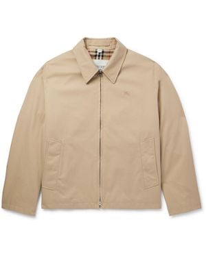 Burberry Jacket With Collar - Natural