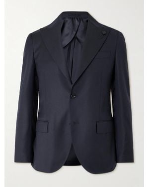 Lardini Virgin Wool Blazer - Blue