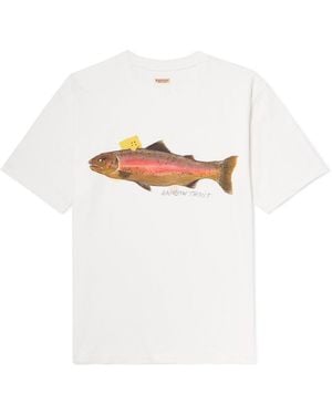 Kapital Printed Cotton-Jersey T-Shirt - White