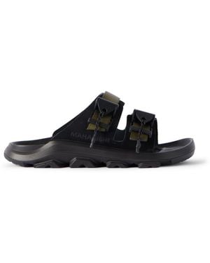 Birkenstock Maharishi Mogami Terra Tech Suede Sandals - Black