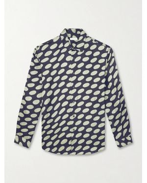 Dries Van Noten Printed Twill Shirt - White