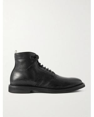 Officine Creative Hopkins 203 Flexi Full-Grain Deerskin Boots - Black