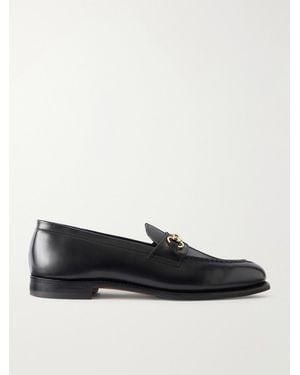 Grenson Franklin Horsebit-Embellished Leather Loafers - Black