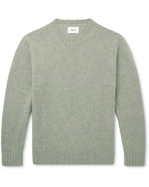 NN07 Lee 6598 Merino Wool-Blend Sweater - Green