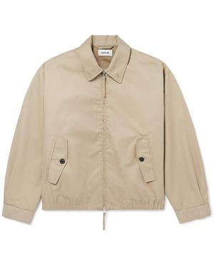 Agolde Torres Cotton-Blend Twill Jacket - Natural